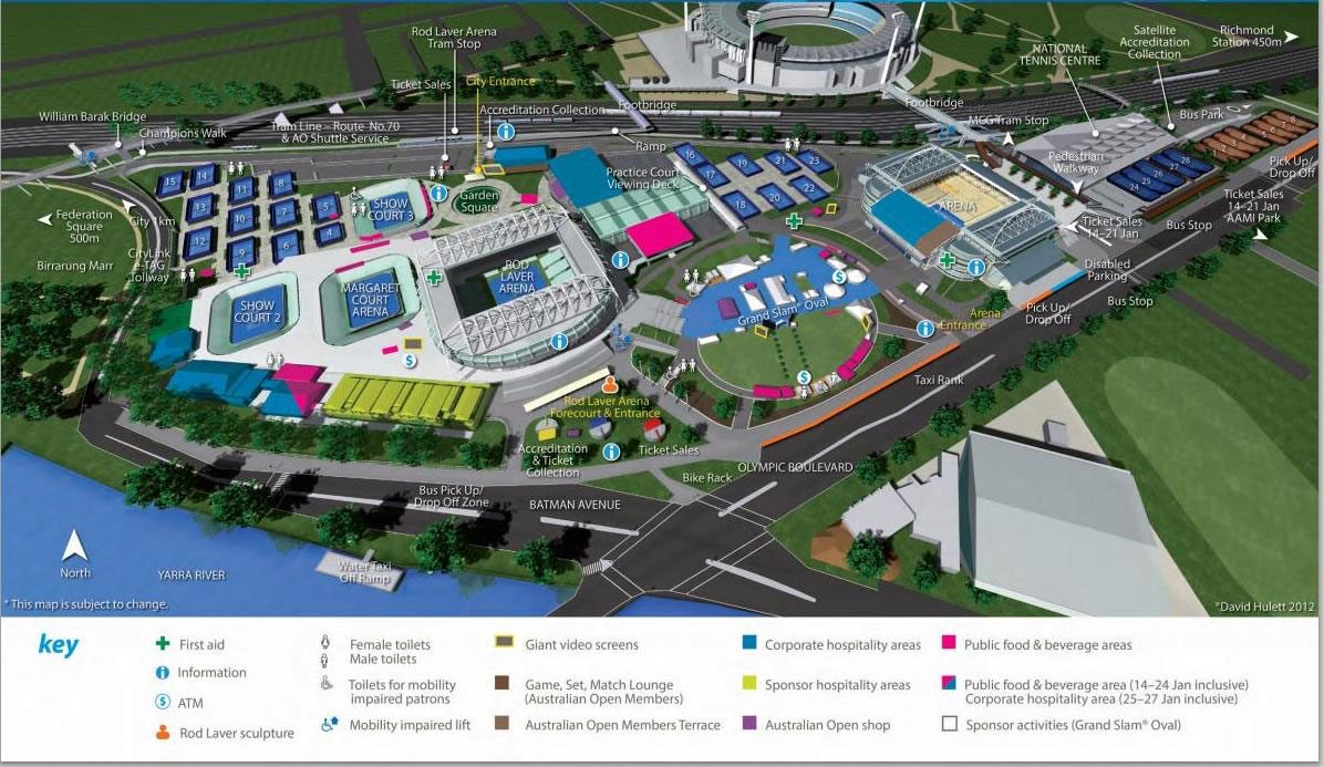 Rod Laver Arena Australian Open