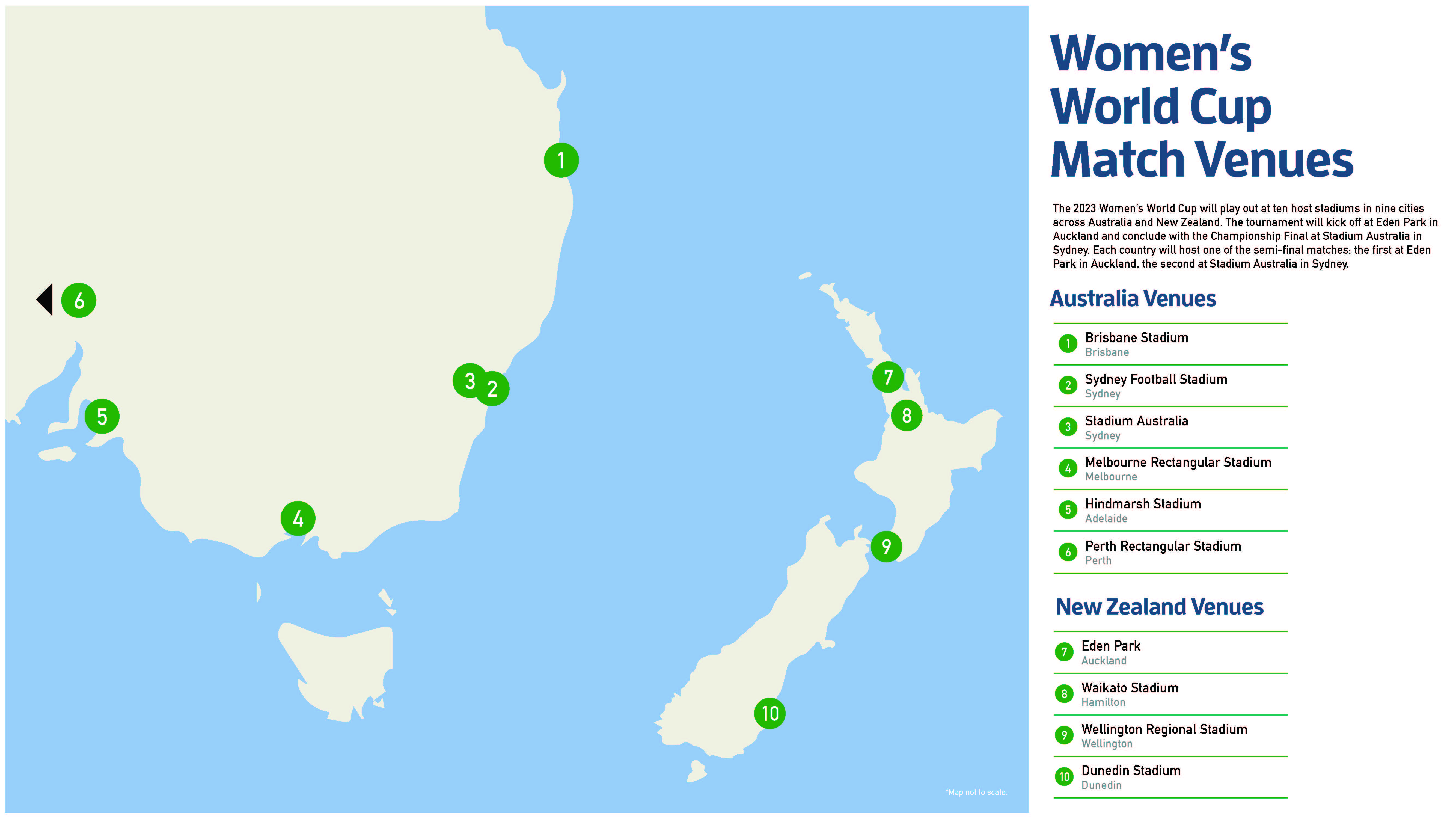 2023 Women s Worlds Of Soccer Venues Map Locations 2023 Women s Worlds Of Soccer Venues Map Locations