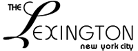 Logo of the Lexington Hotel, located at 511 Lexington Avenue in New York, a recommended accommodation for attendees of the US Open Tennis tournament.