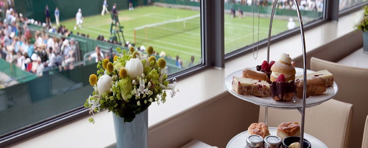 Afternoon tea at Wimbledon