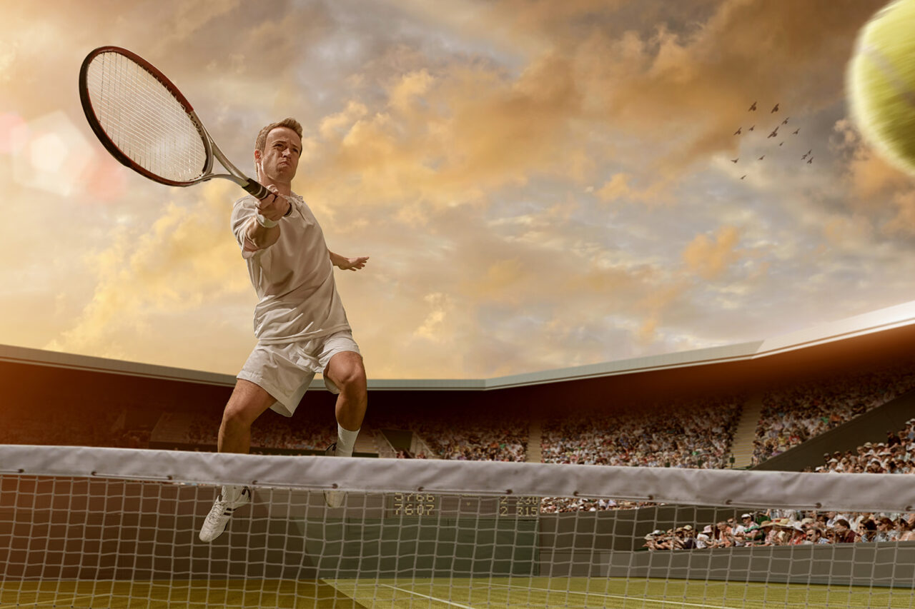 Tennis Player at the Wimbledon Championships