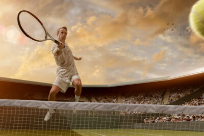 Tennis Player at the Wimbledon Championships
