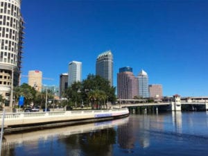 Bayshore Boulevard along downtown Tampa waterfront things to do like walking and water views.