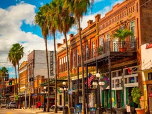 Tampa’s Latin Quarter or Ybor City, an early cigar hub to now trendy historic buildings.