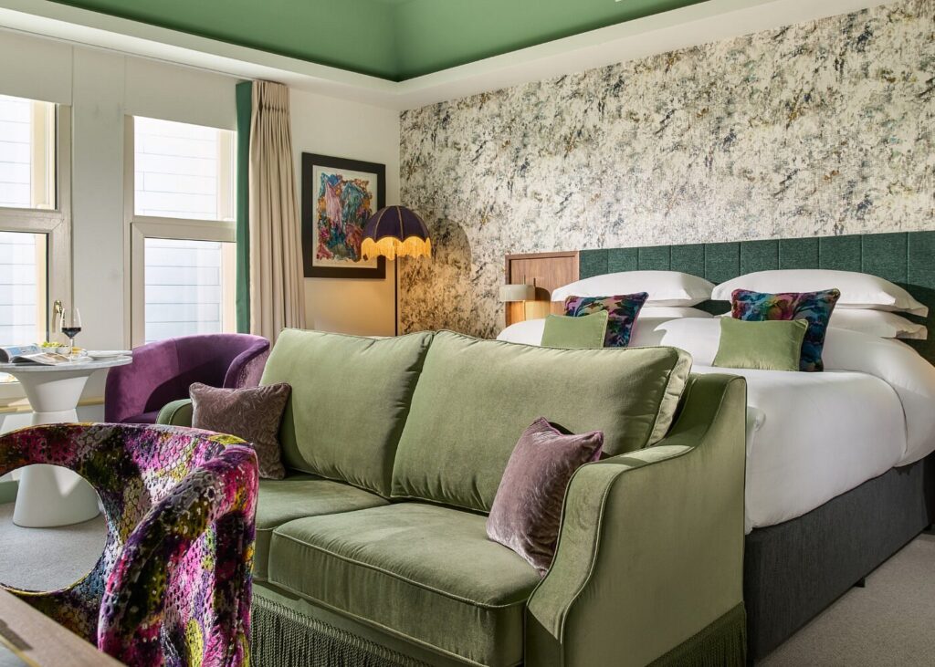 Dylan Hotel Dublin Room with Couch