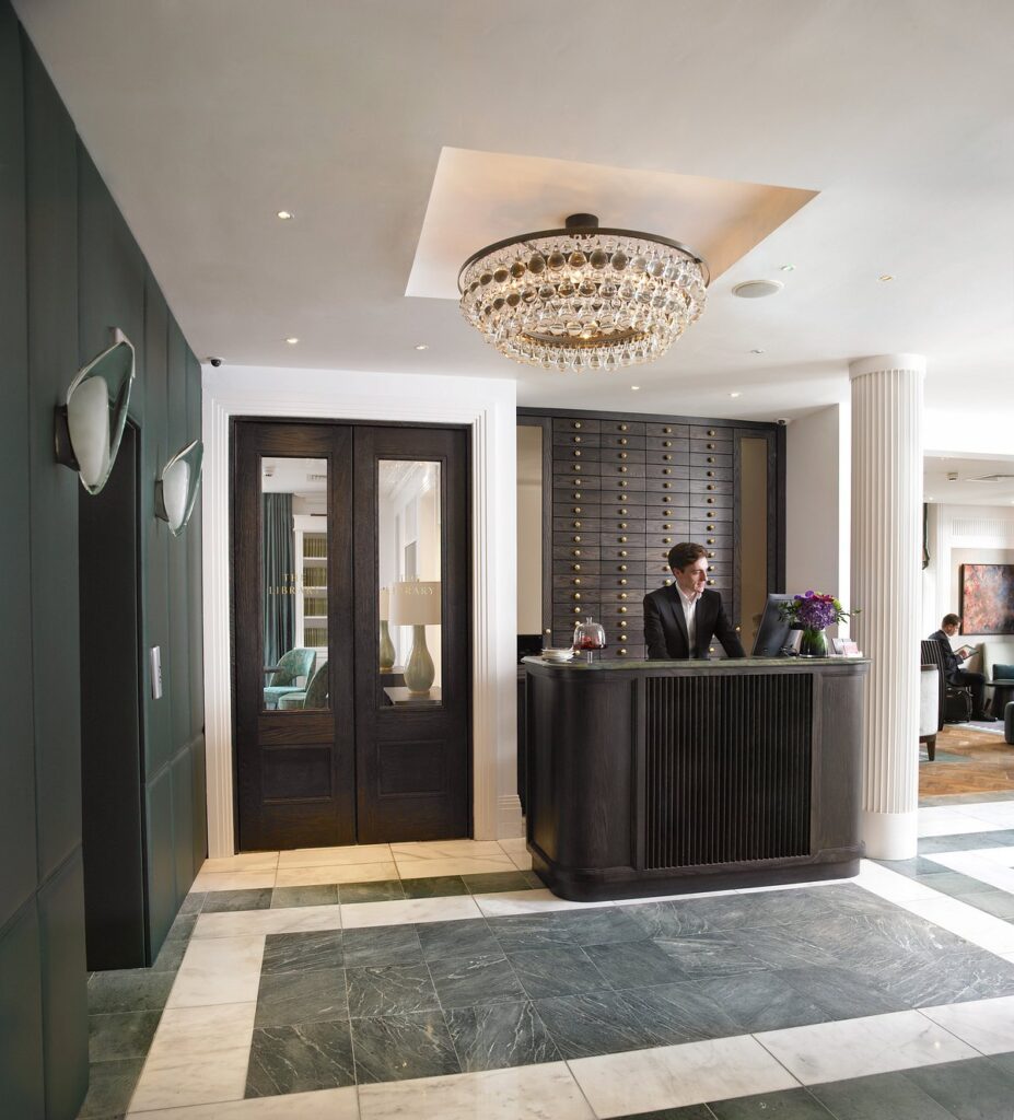 Dylan Hotel Dublin Lobby