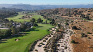 An aerial view of the Los Angeles Public Golf Course
