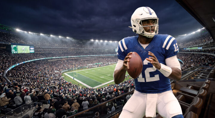 NFL Football Stadium and Player